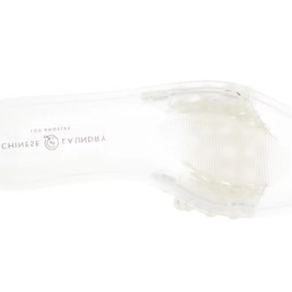 Chinese Laundry Women's Clear Jelly Bryer Slide Sandal Size 8